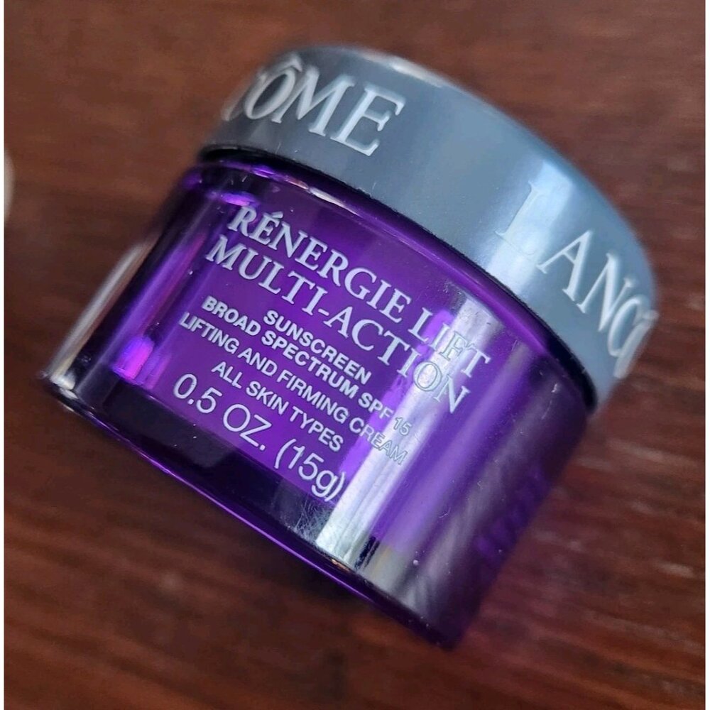 NEW Lancome Renergie Lift Multi Action and Visionnaire Sunscreen Cream 0.5 oz ea - Picture 2 of 4